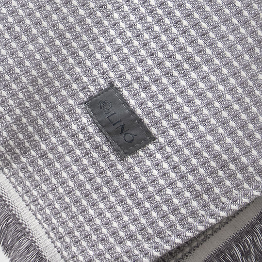 Lino Home Geschirrtuch aus 100% Baumwolle in Gray Farbe 40x60cm