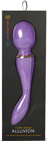 nu sensuelle Alluvion Xlr8 Vibrator Massage 28cm Lila