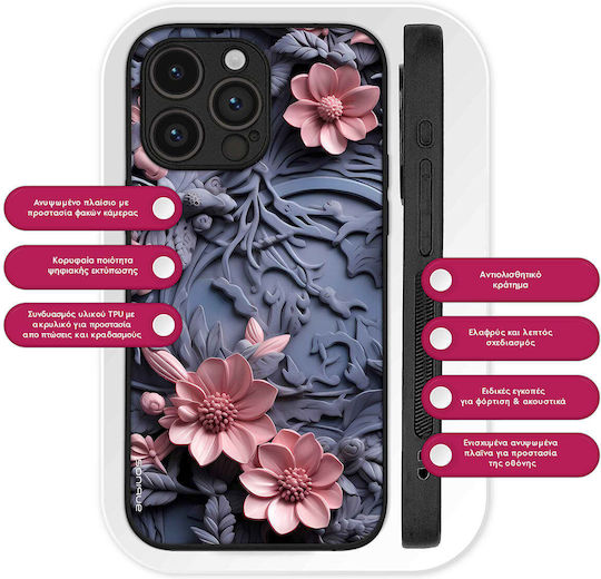 Калъф Sonique 3D Flower Series Xiaomi Poco F8 Pro 5G Розов 02