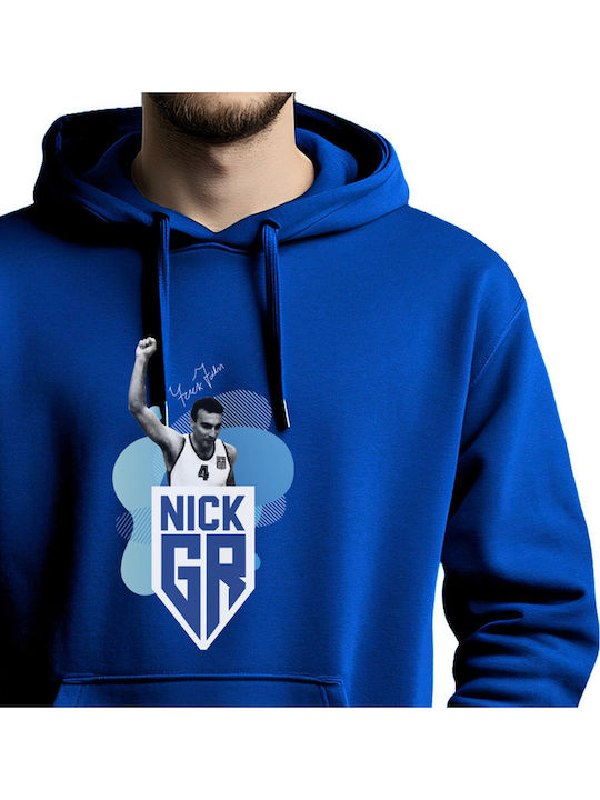 Sweatshirt mit Kapuze Royal Blue