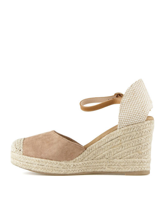 Platforme Dama Tip Espadrile Maro