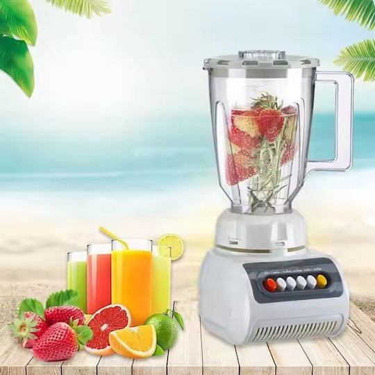 Μπλέντερ με Πλαστική Κανάτα 1.5 lt 500W Γκρι FOX500048