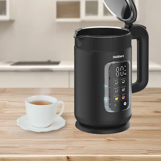 Webber Βραστήρας 1.5lt 1800W Καφέ