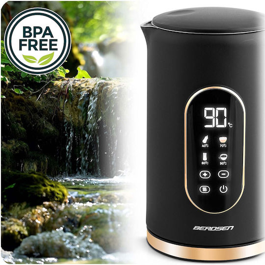 Berdsen Fierbător 1.7lt 2200W Negru