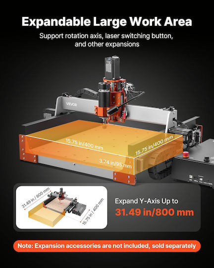 Vevor Μηχάνημα CNC SKDKJ4040CM9GZSFB001V2