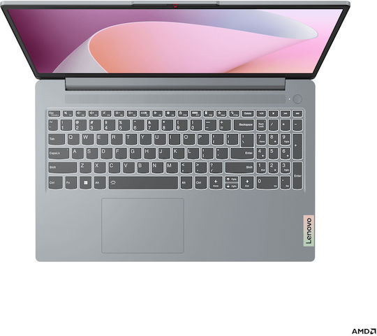 Lenovo IdeaPad Slim 3-15AMN8 15.6" IPS (Ryzen 3-7320U/8GB/512GB SSD/W11 Home) Арктическо сиво (GR Клавиатура)