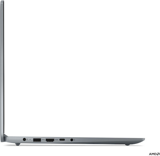 Lenovo IdeaPad Slim 3-15AMN8 15.6" IPS (Ryzen 3-7320U/8GB/512GB SSD/W11 Home) Арктическо сиво (GR Клавиатура)