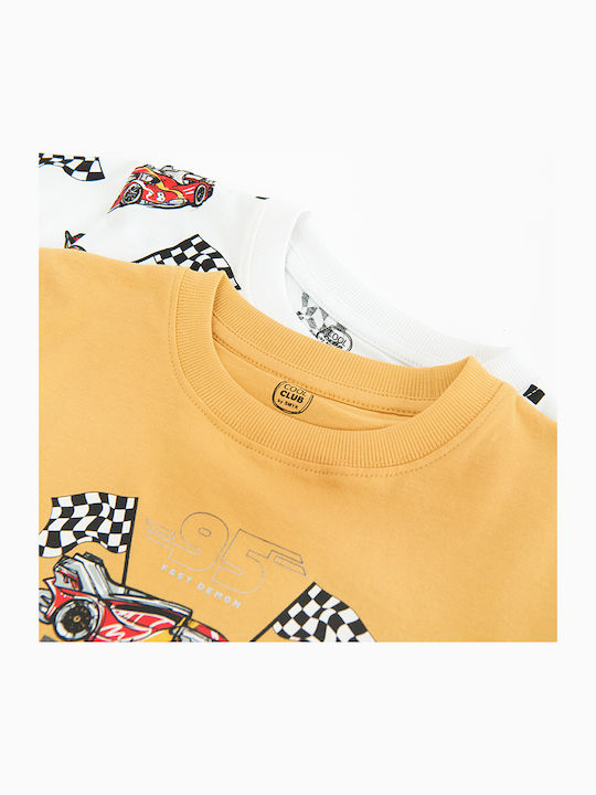 Σετ Παιδικά T-shirts Κίτρινα