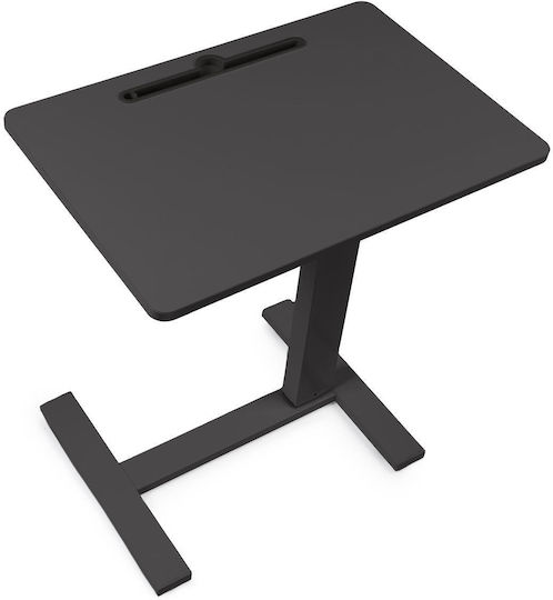 Tabelul pentru Laptop Height-adjustable table with pneumatic lift, with wheels – 60x40 cm tabletop, height 66–90 cm