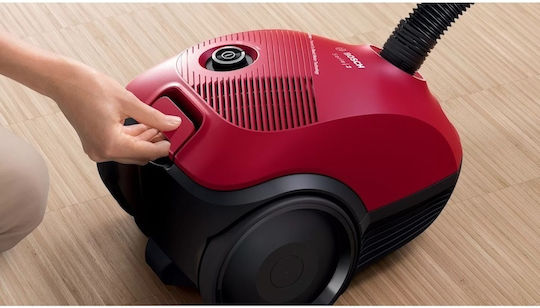 Bosch BGBS2RD1H Aspirator 850W cu sac 3.5lt Roșie