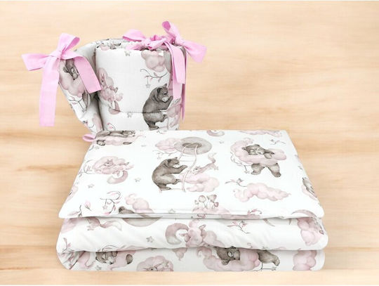 Qmini Set Pentru Patut Roz 3buc piese