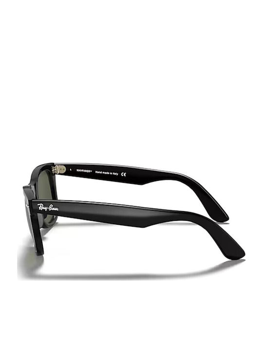 Ray Ban 601 Unisex Sunglasses with Black Plastic Frame and Black Lens RB4340 601