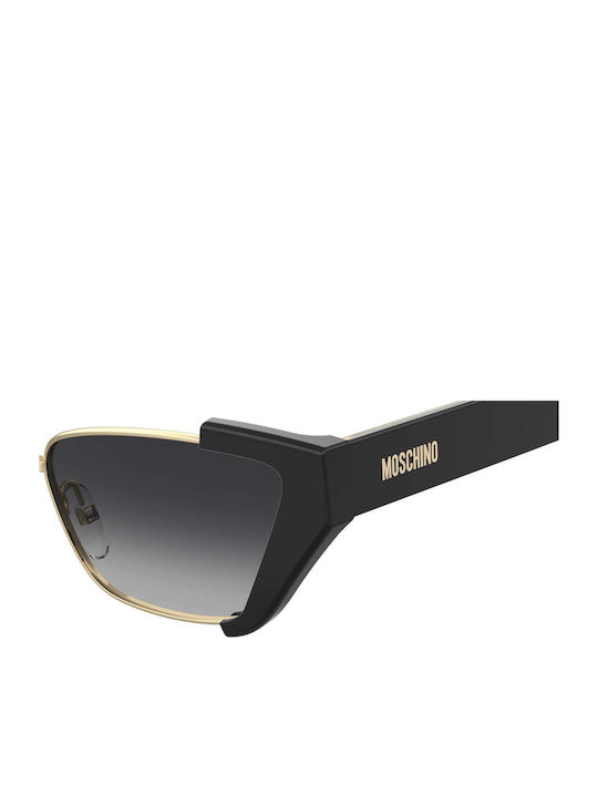 Moschino Unisex Sunglasses with Black Frame and Black Lens MOS205/S 2M2/9O