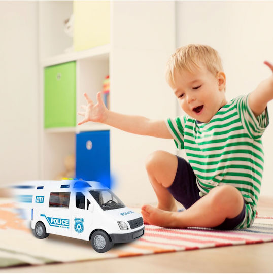 MalPlay Martin Toys Polizei Auto Zurückziehen Für 3+ Jahre