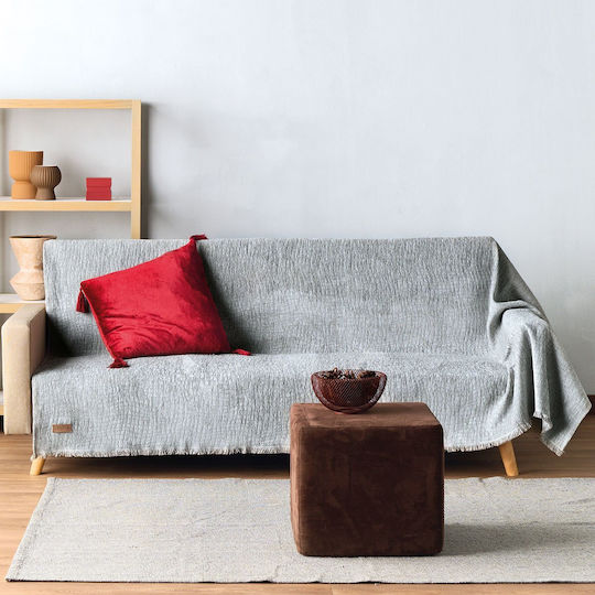 Kentia Joplin Zweisitzer-Sofa Überwurf Chenille 180x250cm