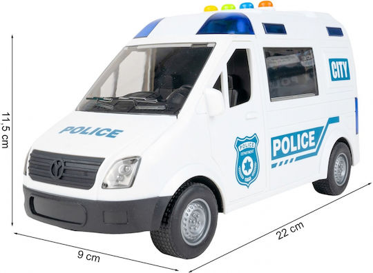 MalPlay Martin Toys Polizei Auto Zurückziehen Für 3+ Jahre