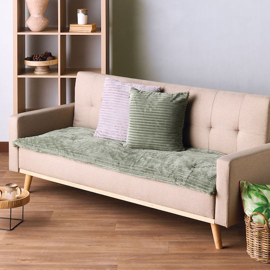 Kentia Sergio Ριχτάρι Πολυθρόνας Fleece 75x160εκ. 10 Green