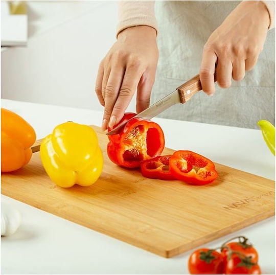 Nava Rectangular Wooden Chopping Board Beige 28x20cm