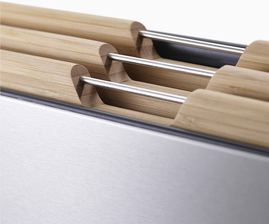 Joseph Joseph Rectangular Bamboo Chopping Board Set Gray 38x28.7cm 3pcs