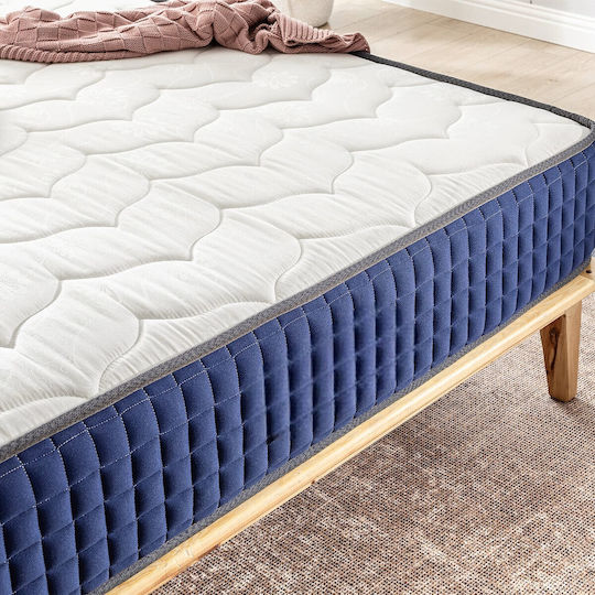 Massage Therapy Mattress With Pocket Springs Double Blue 160x200cm