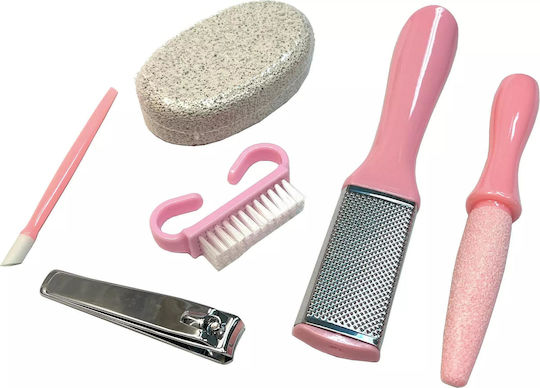 Pedicure Set Nails Pumice Stone Grater File Tob 6 Pcs