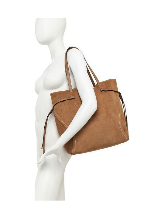 Set Leather Women's Bag Shoulder Brown