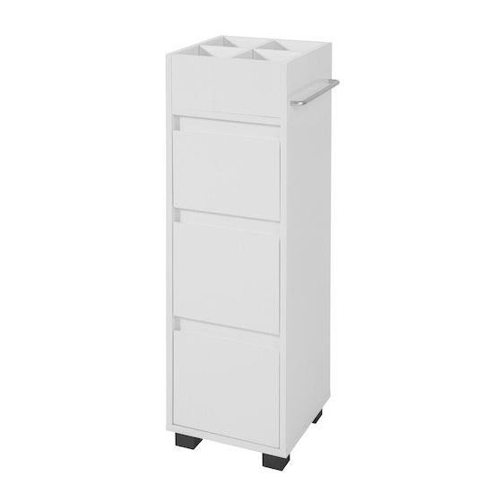SoBuy Ντουλάπι Μπάνιου 30x30x90cm Λευκό