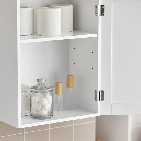 SoBuy Bathroom Cabinet L23xW23xH52cm White