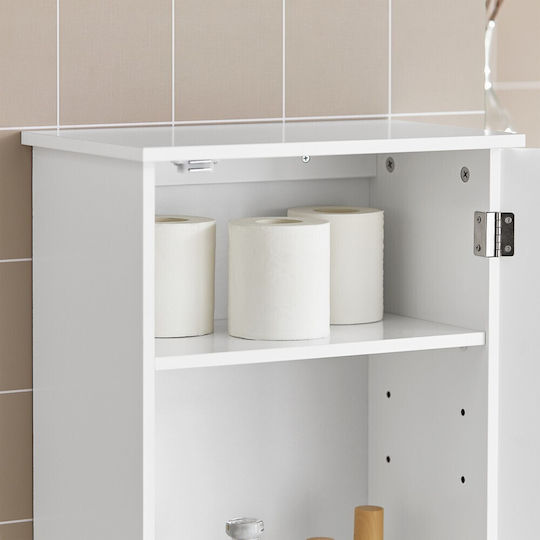 SoBuy Bathroom Cabinet L23xW23xH52cm White