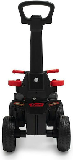 BabyMix Mega Prime Mașină Ride On Cu Mâner Pentru Părinți Pentru 12+ Luni Cu Sunete Roșie