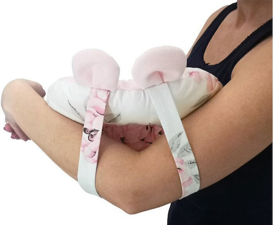 MimiNu Βρεφικό Μαξιλάρι Πλαγιοκεφαλίας Minky Pink, Sweet Deer Pink 23x30εκ.