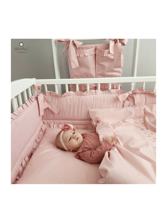 MimiNu Blanket Nursery Swaddling Blankets Cotton Pink 75x75cm