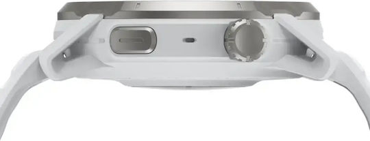 Coros Apex 4 Titan 42mm Wasserdicht Smartwatch mit Pulsmesser (Weiß)