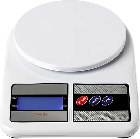 Avizar Precise Kitchen Scale 10 Kg Usb Rechargeable Baking Cooking White