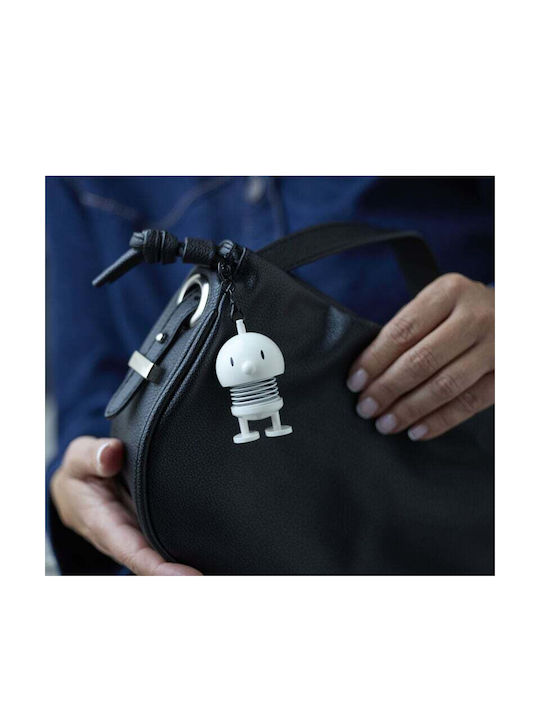 Hoptimist Μπρελόκ Τσάντας Bag Charm Abs Extra Small White