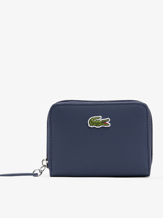 Lacoste Money Pieces Μικρό Γυναικείο Πορτοφόλι Navy Μπλε