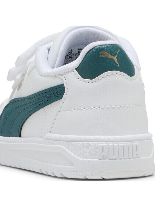Shuffle Παιδικά Sneakers με Σκρατς Λευκά