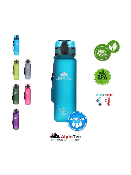 AlpinPro Style Παγούρι Πλαστικό 500ml Μπλε