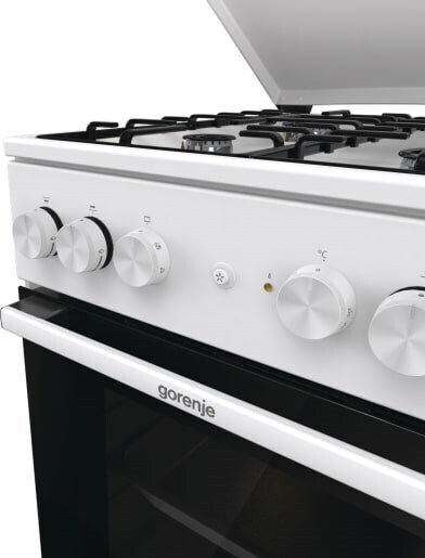 Gorenje Κουζίνα Υγραερίου 68lt με Εστίες Υγραερίου Π50εκ. Λευκή