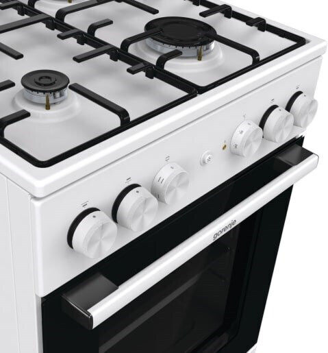 Gorenje Κουζίνα Υγραερίου 68lt με Εστίες Υγραερίου Π50εκ. Λευκή