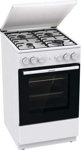 Gorenje Κουζίνα Υγραερίου 68lt με Εστίες Υγραερίου Π50εκ. Λευκή