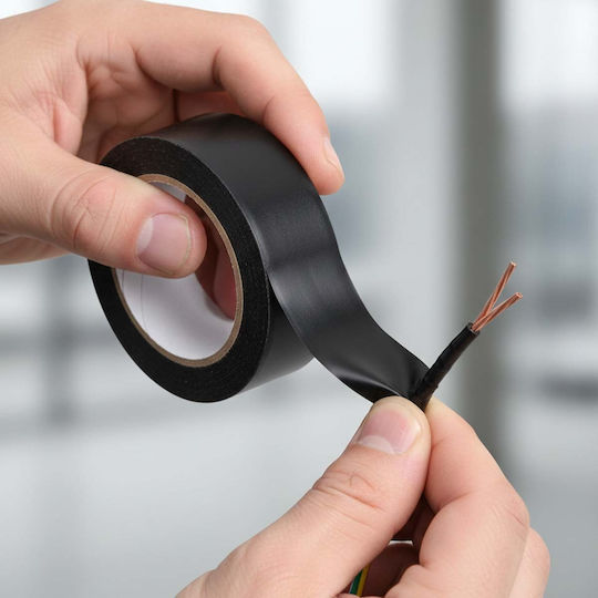 Avizar Pack 3 Electrical Insulating Tapes 1.7cm X 6.4m Resistant Flexible Black