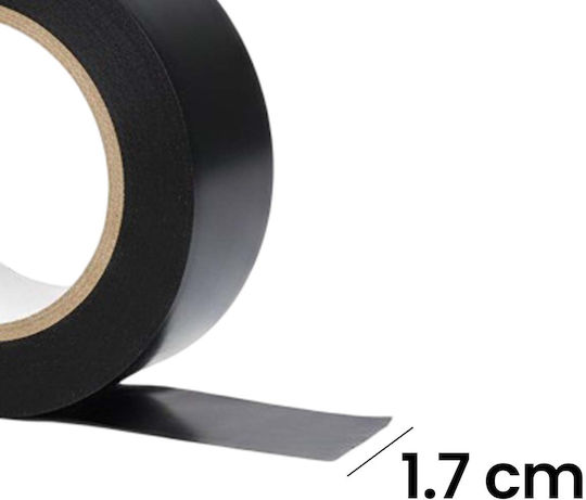 Avizar Pack 3 Electrical Insulating Tapes 1.7cm X 6.4m Resistant Flexible Black