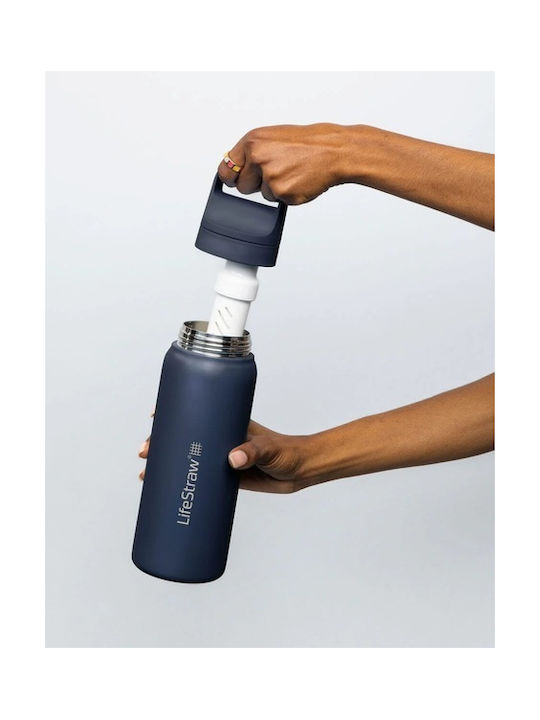Lifestraw Παγούρι Ανοξείδωτο με Φίλτρο 1000ml Μπλε