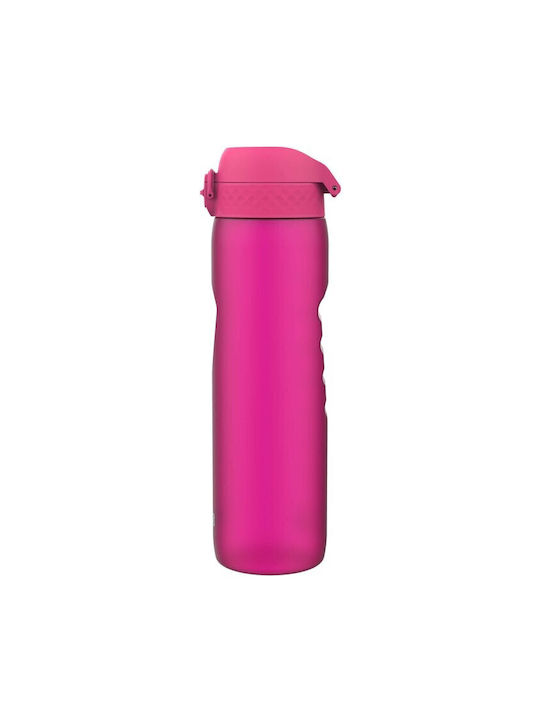 Ion8 Plastic Water Bottle 1000ml Pink