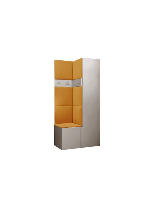 Hartford 348 Mobilier de Intrare cu Oglindă Cashmere 82x46x186cm