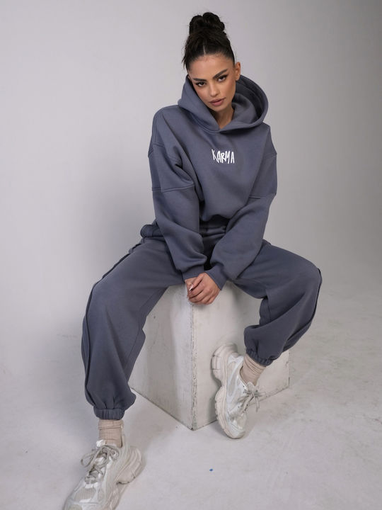 Sweatpants Set Misty Grey