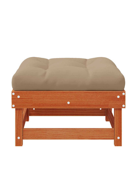 Zweisitziges Sofa Außenbereich Holz mit Kissen