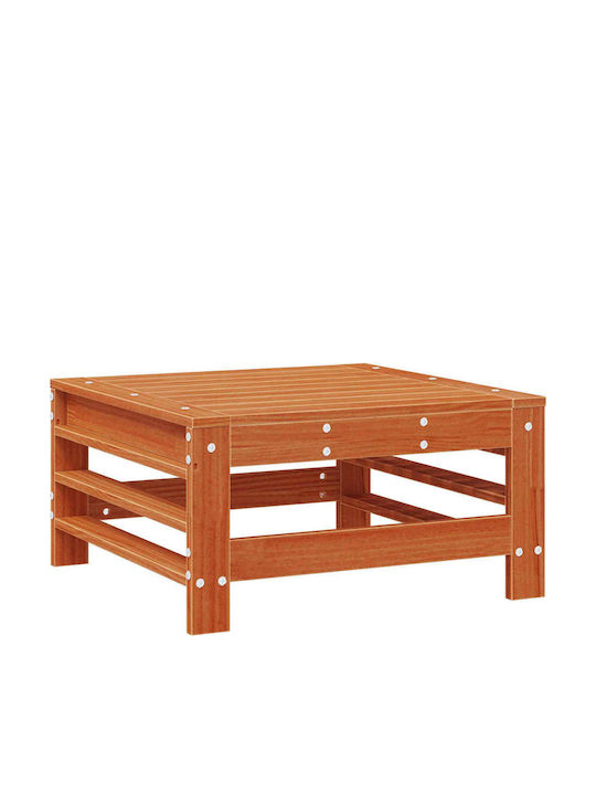 Zweisitziges Sofa Außenbereich Holz mit Kissen 57.5x57.5x30cm