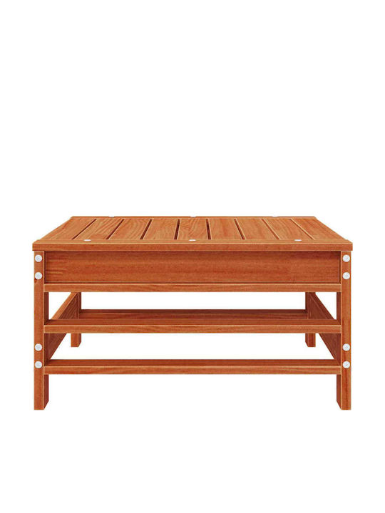 Zweisitziges Sofa Außenbereich Holz mit Kissen 57.5x57.5x30cm